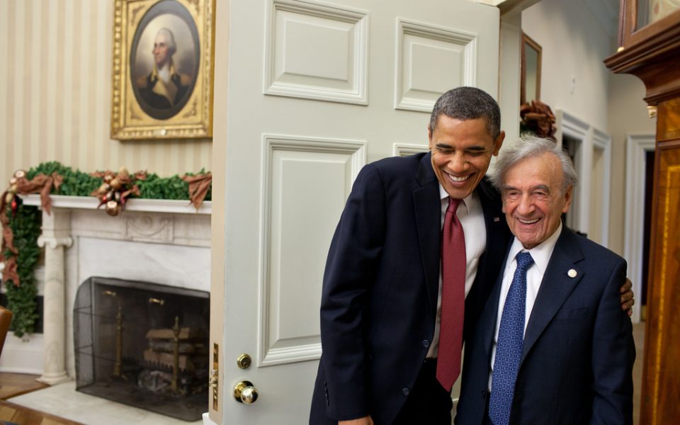 Obama and Wiesel